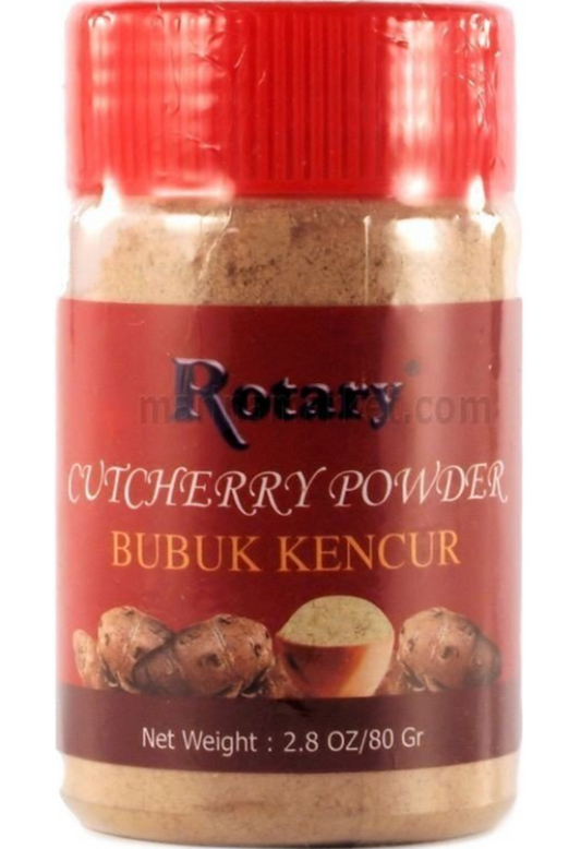 Rotary Bubuk Kencur (Cutcherry Powder) - 2.8oz (80gr)