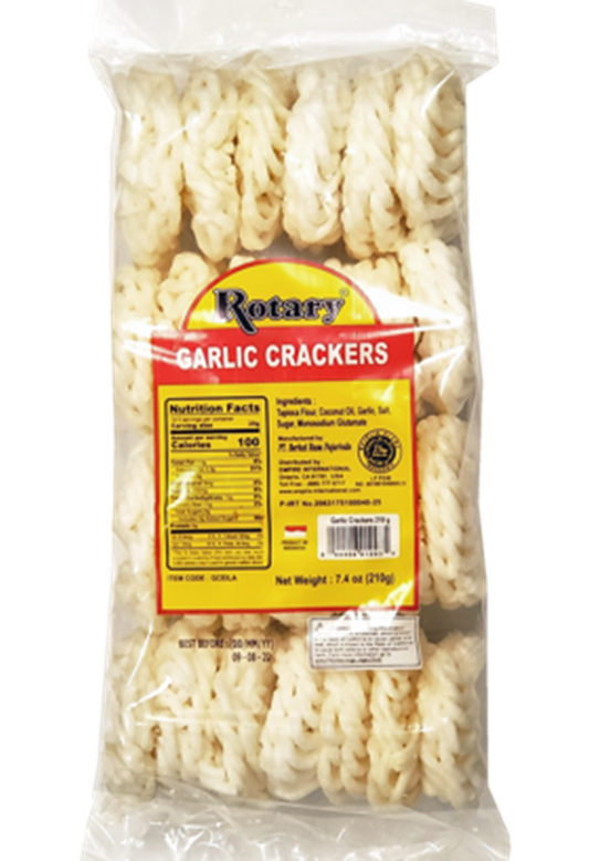 Rotary Garlic Crackers - 7 oz