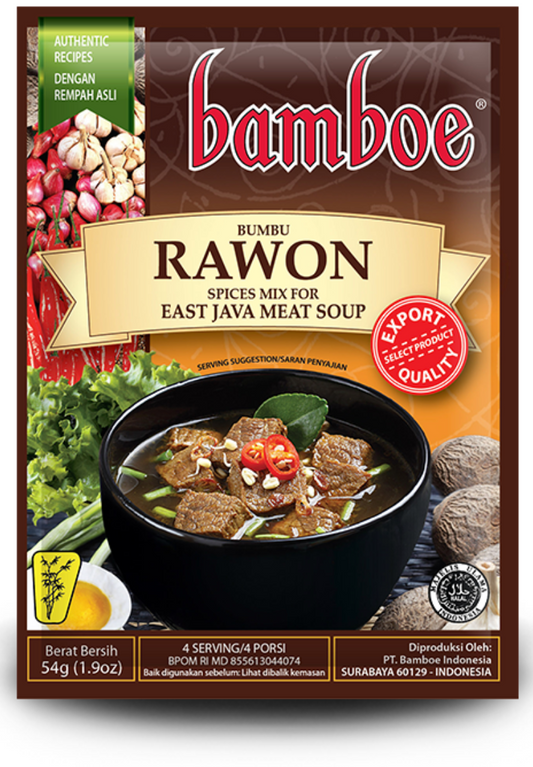 Bamboe Bumbu Rawon (East Java Beef Soup) - 1.9 oz (54gr)
