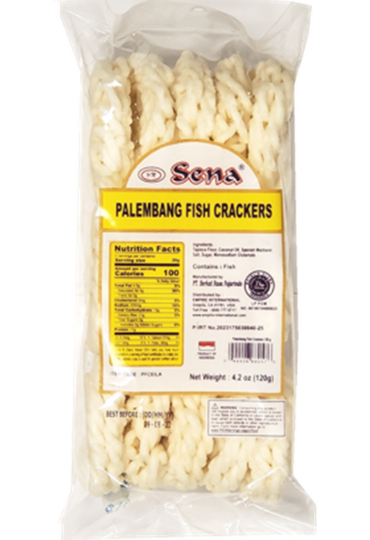 Sena Palembang Fish Crackers - 4 oz