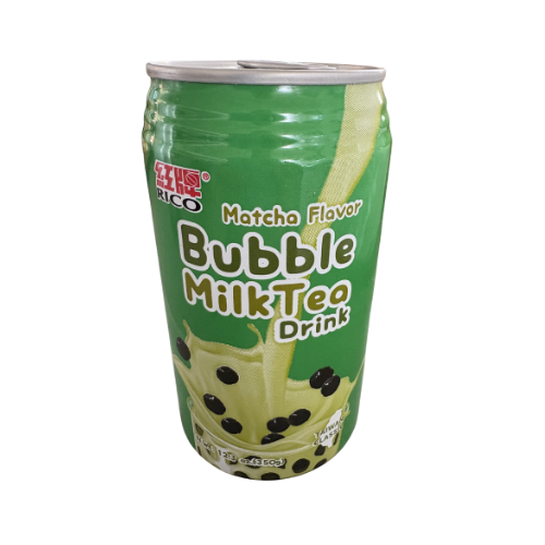 Rico Bubble Milk Tea Matcha Flavor - 12.3 oz