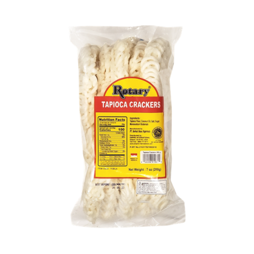 Rotary Tapioca Crackers (Kerupuk/Krupuk Aci) Besar - 7 oz