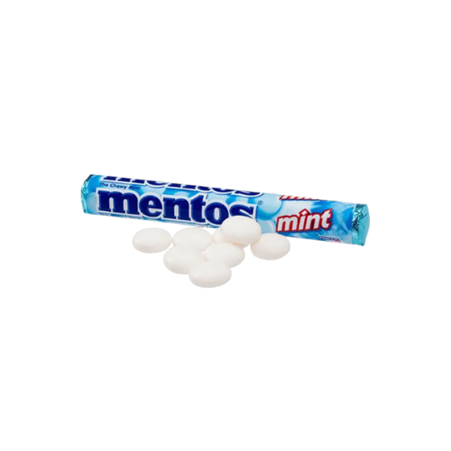 Perfetti Van Melle Mentos Mint Rolls Candy - 1.03 oz