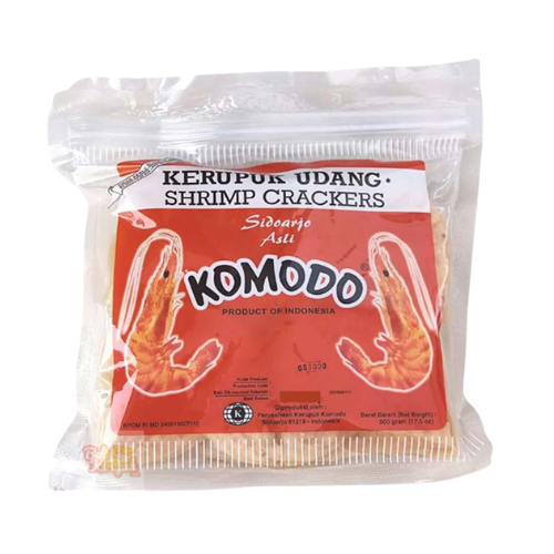 Komodo Shrimp Crackers Small (Kerupuk Udang Mentah Kecil) - 1 lb