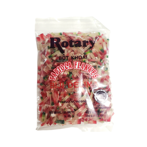 Rotary Tapioca Flakes (Biji Delima) - 3.5 oz (100gr)