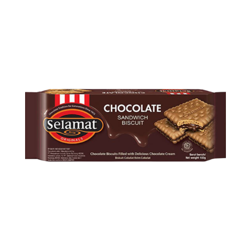 Selamat Chocolate Biscuit (Biskuit Coklat) 3.6 oz