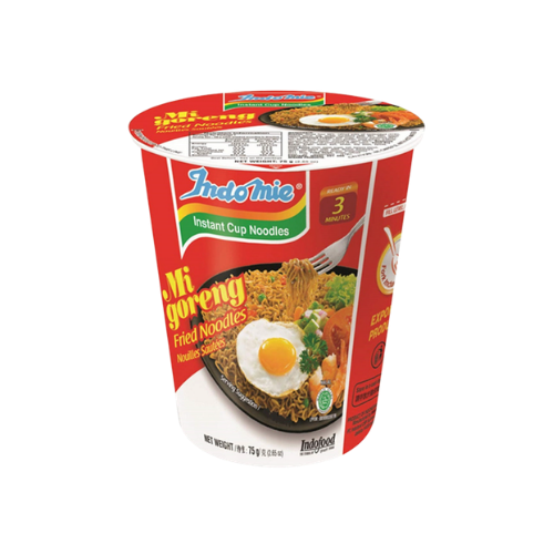 Indomie Cup Instant Fried Noodle (Mie Instan) 75 gr (2.65 oz)