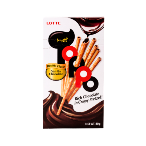 Lotte Toppo Vanilla Chocolate - 40 gr (1.4 oz)