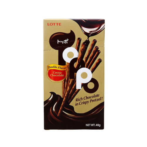 Lotte Toppo Cocoa Chocolate - 1.41 oz (40gr)
