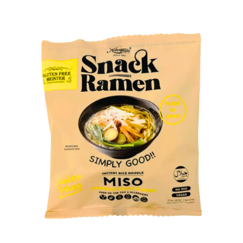 Snack Ramen-MISO Vegan and Halal - 3.1 oz