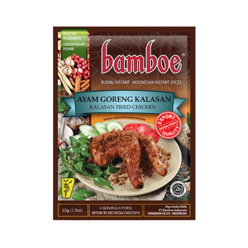 Bamboe Bumbu Ayam Goreng Kalasan (Indonesian Kalasan Fried Chicken) Instant Seasoning