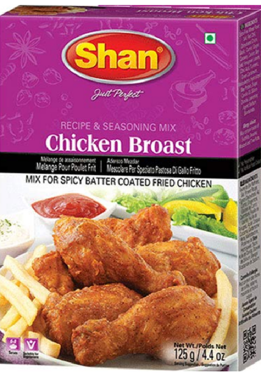 Shan Chicken Broast Recipe and Seasoning Mix - 4.40 oz (125g)