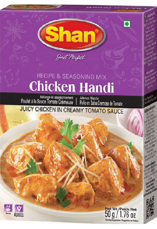 Shan Chicken Handi Recipe and Seasoning Mix - 1.76 oz (50g)