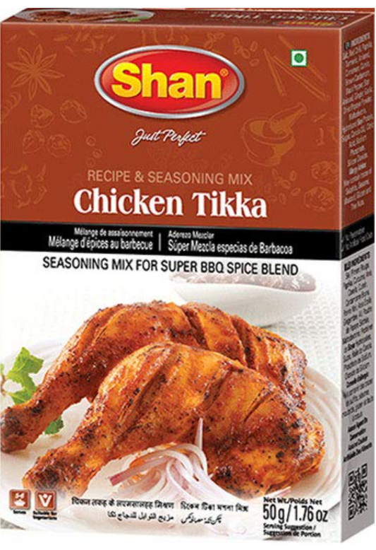 Shan Chicken Tikka Recipe and Seasoning Mix - 1.76 oz (50g)
