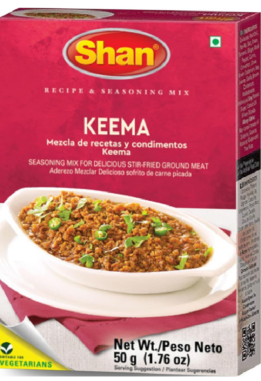 Shan Keema Recipe and Seasoning Mix - 1.76 oz (50g)