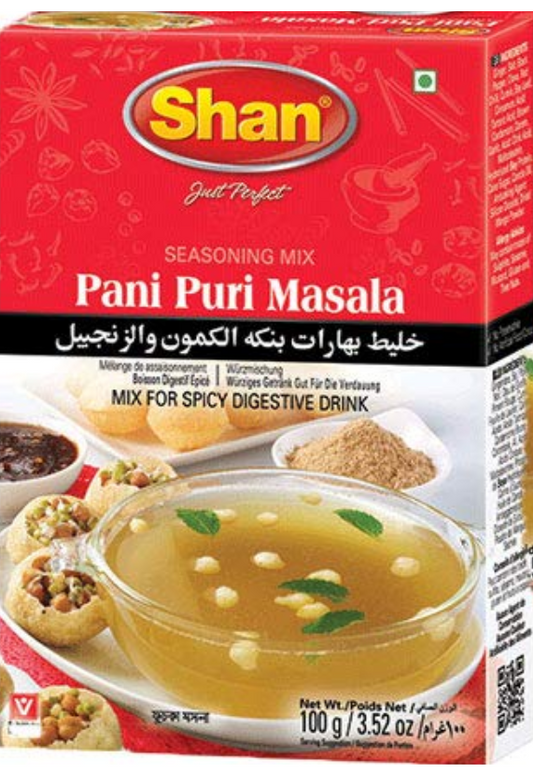 Shan Pani Puri Masala Seasoning Mix - 3.52 oz (100g)