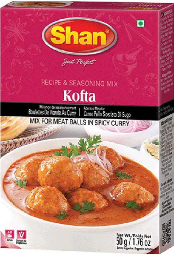 Shan Kofta Recipe and Seasoning Mix - 1.76 oz (50g)