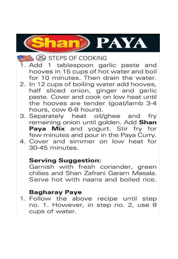 Shan Paya Recipe & Seasoning Mix - 1.76 oz (50g)