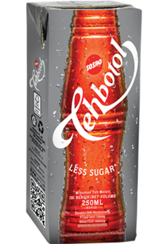 Sosro Teh botol (ready to drink) less sugar (1 x 8 fl oz)