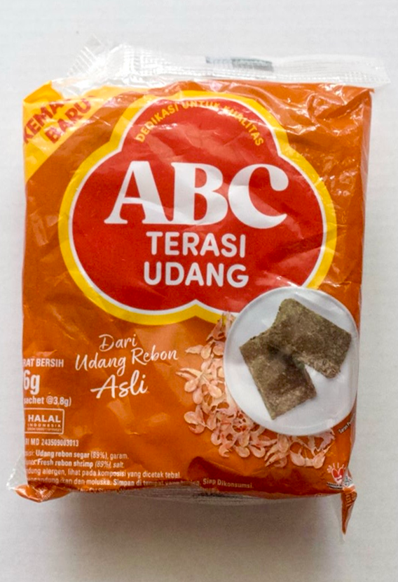 ABC Terasi Udang Shrimp Paste- 20 Sachets (20 x 3.8 g = 76 g)