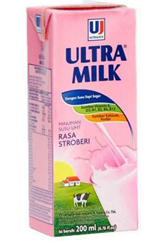 Ultra Jaya Ultra Milk Strawberry 1 x 6.76 oz