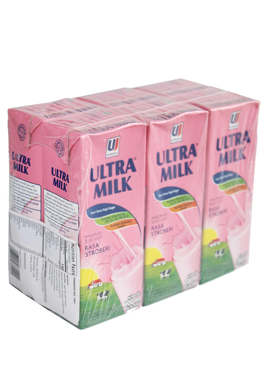 Ultra Jaya Ultra Milk Strawberry 6 x 6.76 oz (1.2 kg)