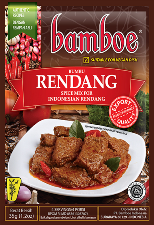 Bamboe Bumbu Rendang (Beef in Hot Sauce) - 1.2 oz (35gr)